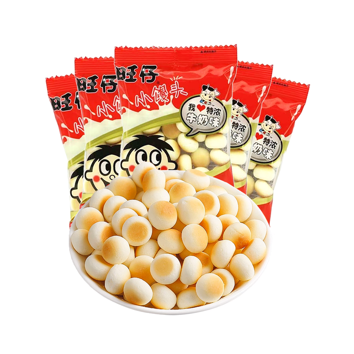 旺旺特浓小馒头WangZai Mini Steamed Buns (Rich Milk Flavor)