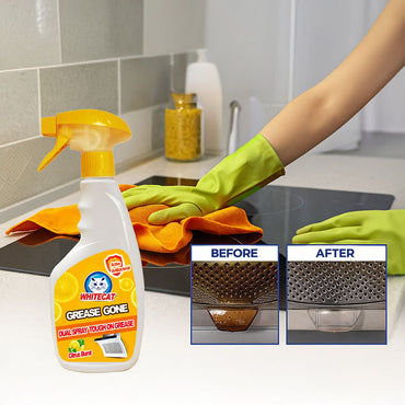 白猫厨房重油净多效清洁喷剂 500ml Whitecat Multipurpose Kitchen Cleaning Spray 500ml