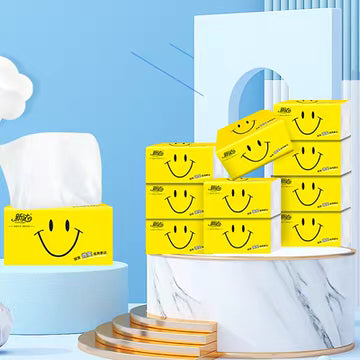 新达-微笑可湿水抽取式纸巾 8包/提 Xinda Smile Extractable paper towels 8 packs
